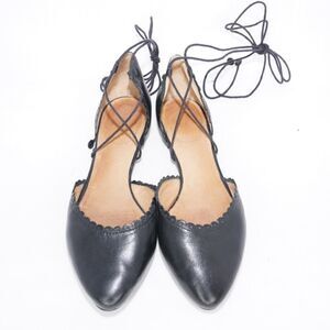 Jack Rogers Camille Lace Up Pointed-Toe Flats, Size 7